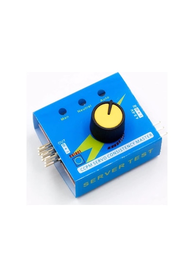 Servo Motor Hız Kontrol Servo Test Cihazı Esc Tester - 3 Kanal