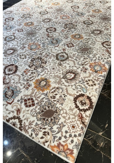Villadia Home Textile Kaymaz Taban Modern Desen Halı Yolluk Leke Tutmaz Kolay Temizlenir Koridor Salon Yatak Mutfak Odası Multi