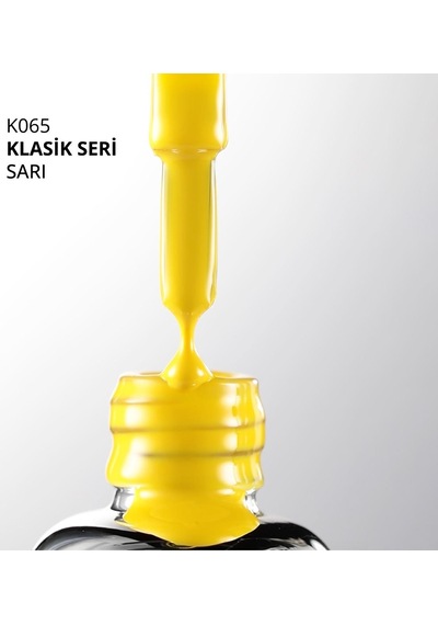 Kalıcı Oje K065 Limon Sarısı 10 Ml