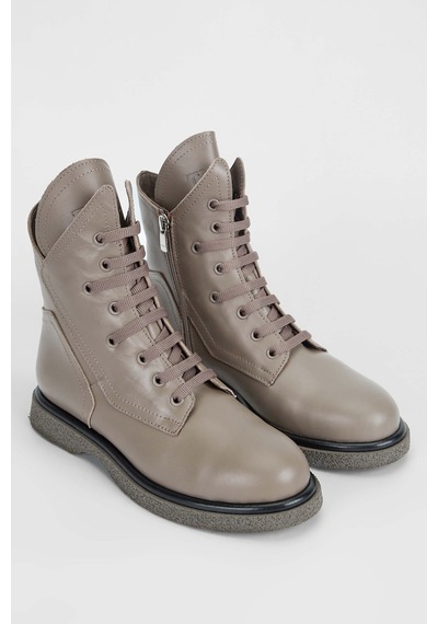 Tamer Tanca Kadın Hakiki Deri Taş Casual Bot 775 5028 Bn Bot Sk23/24 Tas Dr Taş