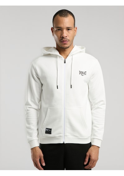 Everlast Ever Essentials Regular Beyaz Erkek Kapüşonlu Full Zip Sweatshirt Beyaz