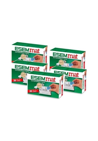Esemmat Sivrisinek Kovucu Klasik 5 x 20 Tablet