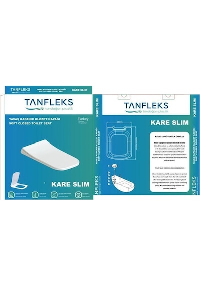 Kale Basics Roca Uyumlu Yavaş Kapanır Klozet Kapağı Kırılmaz Plastik Beyaz