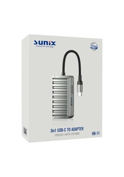 100w Pd 3in1 Type-c To Hdmı Hub Port Adaptör Hb-11