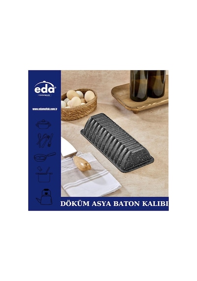 Eda Baton Kek Kalıbı Gri