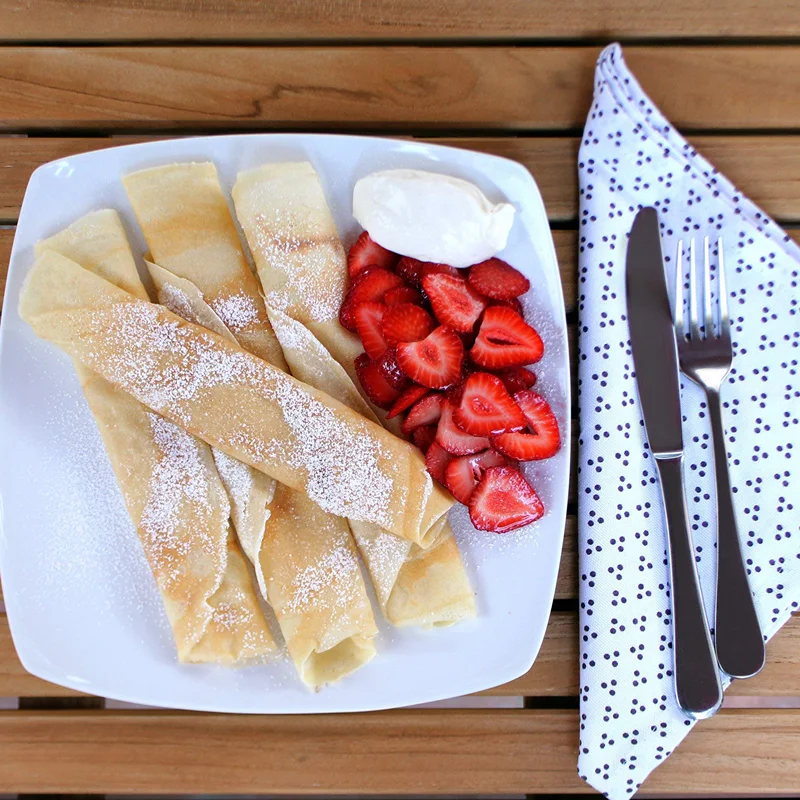 Ahşap Krep Spatulası Açık Kahverengi
