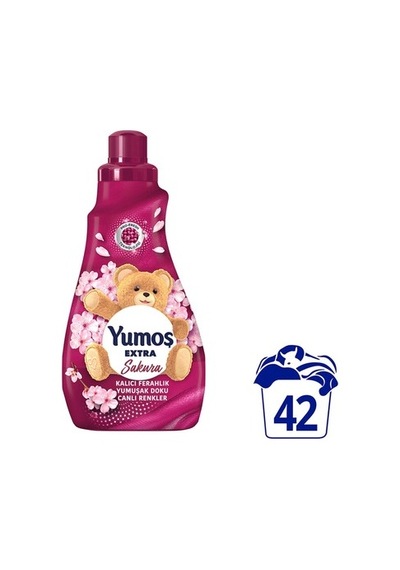 1008 Ml Sakura Yıkanması Zor Eşyalar İçin Yumuşatıcı 100'lü Set