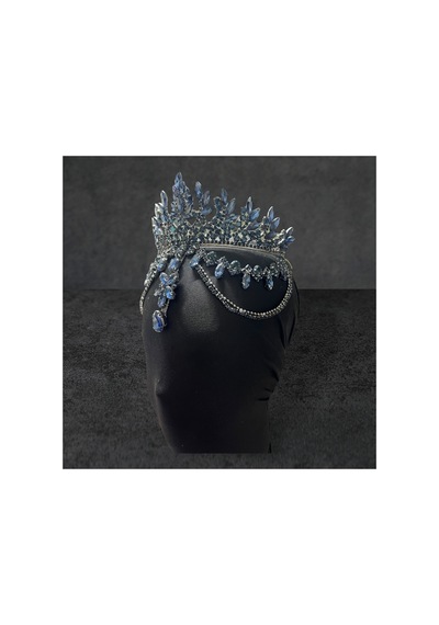Alınlıklı Gelin,kına,nişan,söz,after,bride,party Taç Lacivert - 761363335 Lacivert