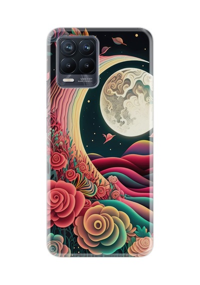 Realme 8 - 8 Pro Kılıf Boutique Baskılı Resimli Platonik Ay Pcode -073