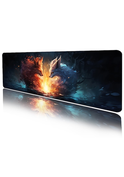 Voxlanth Wolfs-1 Büyük Boy Gaming Oyuncu Mouse Pad 90x40 Cm