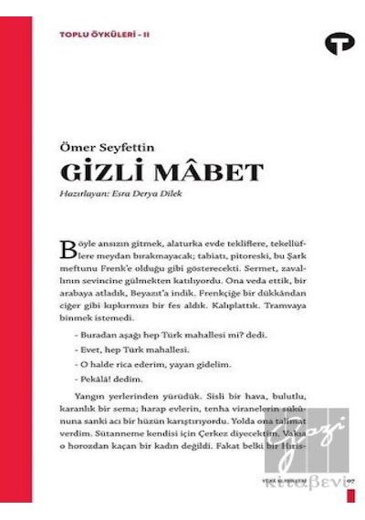 Turkuvaz Kitap - Gizli Mabet - Toplu Öyküleri 2