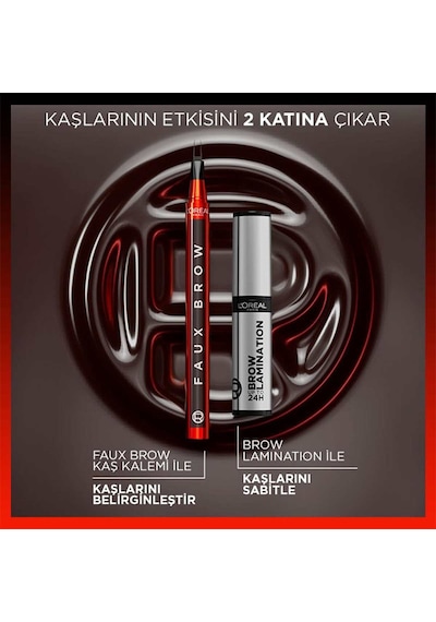 L'Oréal Paris Infaillible Faux Brow Ultra İnce Uçlu Kaş Kalemi Dark Brunette