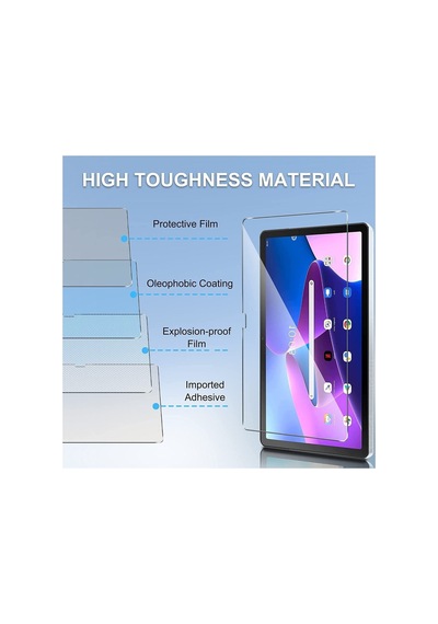 Lenovo Tab M10 Plus Tb-125f - Tb-128f 3. Jenerasyon 2022 Uyumlu Ekran Koruyucu Nano Esnek Kırılmaz