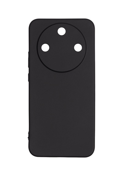 Kilifone - Honor Magic 8 Lite 5g Uyumlu Kılıf Mat Esnek Biye Silikon Kapak - Siyah - T40999