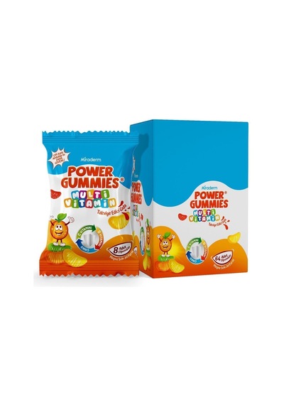 Miraderm Power Gummies Multivitamin 64 Çiğneme Jeli