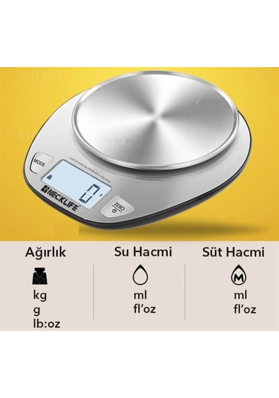 Ek 4352h Sıvı Hacim Ölçebilen Mutfak Terazisi