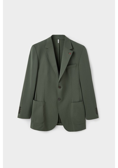 D's Damat Ds Damat Comfort Haki Düz Kumaş Ceket 5hc04st15404m H01