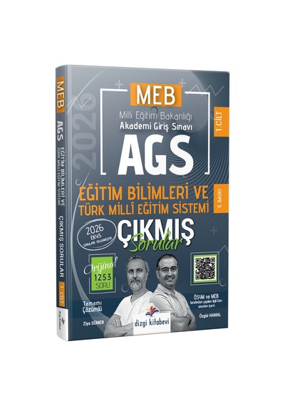 2026 Meb Ags Eğitim Bilimleri Ve Türk Milli Eğitim Sistemi Çıkmış Sorular 5. Baskı Ziya Sümer Özgür Hamal