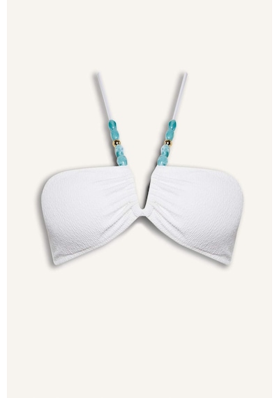 Defacto Regular Fıt Krinkıl Kumaş Bikini Üstü G3771ax26smwt16 Beyaz-wt16