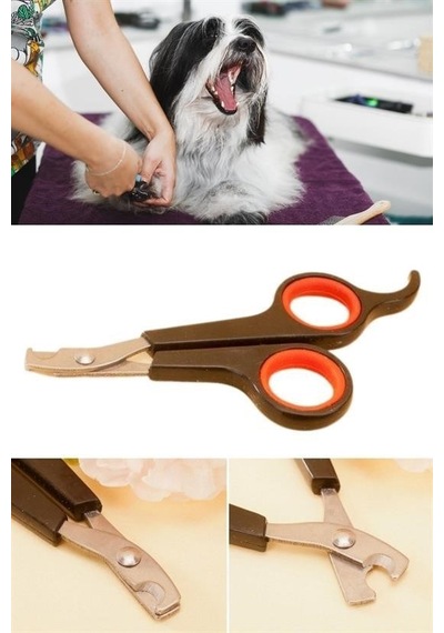 Mcg Küçük Çelik Uçlu Kedi Köpek Evcil Hayvan Tırnak Makası Pati Bakım Aleti Ergonomik Kaymaz Sap