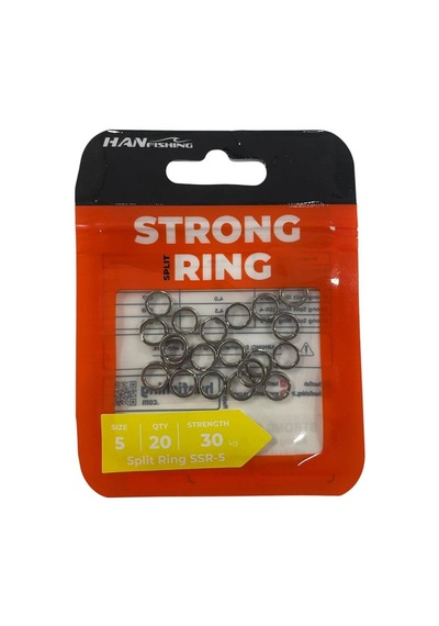 Hanfish Strong Split Ring No:5 Halka 20 Adet