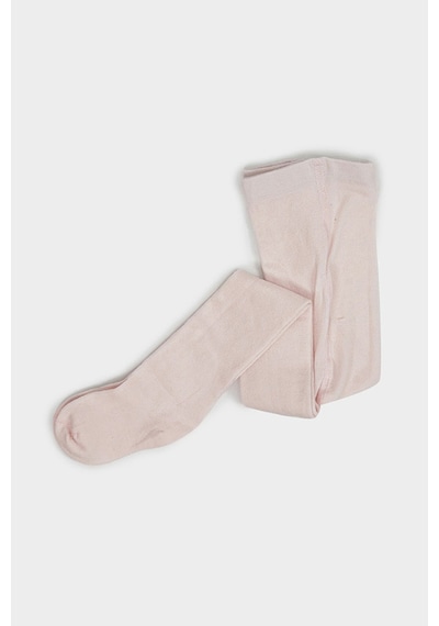 Kız Çocuk Pamuklu Pembe Külotlu Çorap 479637