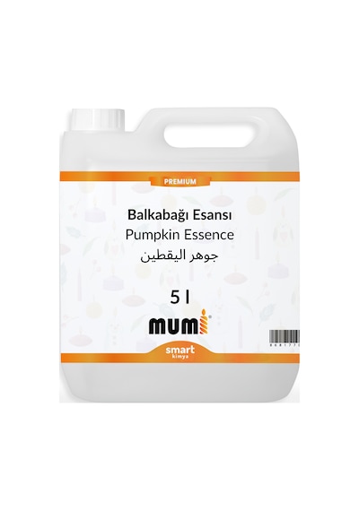 Premium Balkabağı Mum Esansı 5 Litre Şeffaf