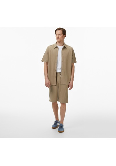 Nautica Erkek Bej Regular Fit Kısa Kollu Gömlekdüzw55521t