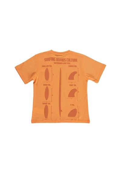 Civil Boys 6-9 Yaş Tişört - Turuncu Oranj