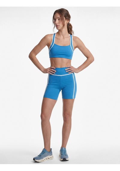 Koton Slim Fit Yüksek Bel Biyeli Spor Tayt Mavi 6sak40393nk