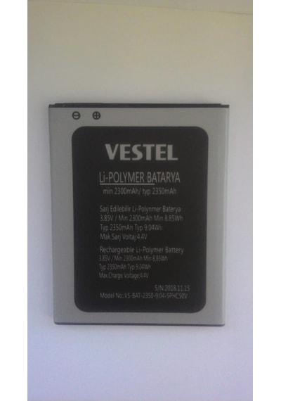 Vestel Uyumlu Venüs E2 Plus Batarya Pil