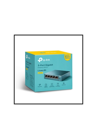 Tp-lınk Ls105g, Green Tech, 5 Port, Gigabit, Metal Kasa, Yönetilemez, Masaüstü Switch