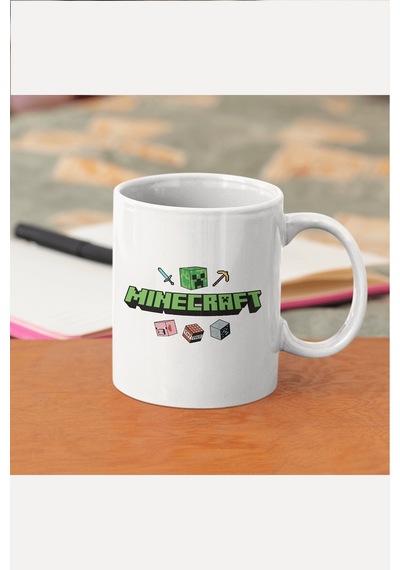 Minecraft Yazılı Kupa Bardak