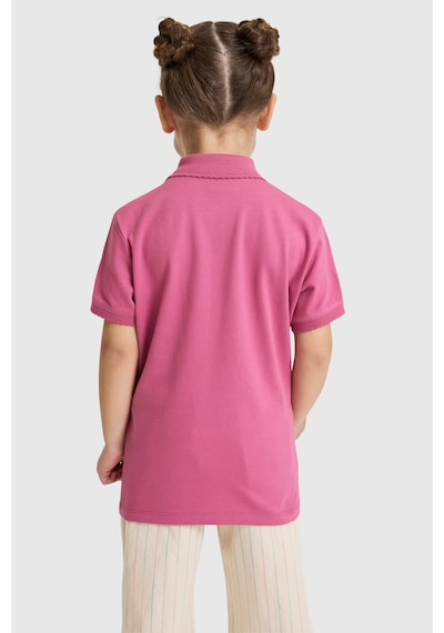 U.s. Polo Assn. Kız Çocuk Fuşya Tişört Basic 50328218-vr023 Fusya