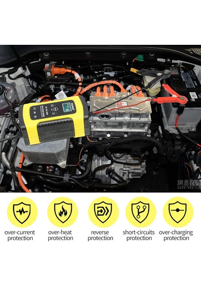 Tr Otomobil, Motosiklet, Karavan, Suv, Çim Biçme Makinesi, Tekne, Karavan, Suv, Atv Ve Daha Fazlası İçin 12 V 5 Amp
