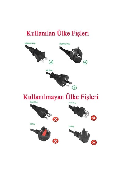 Amerikan - Türk Çevirici Adaptör