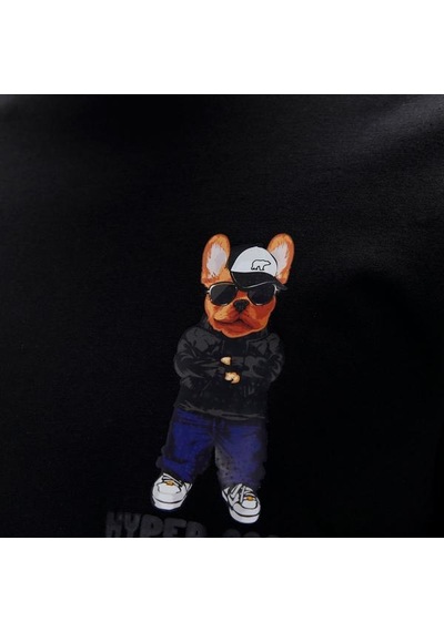 Bad Bear Hyper Bear Erkek Siyah Tişört