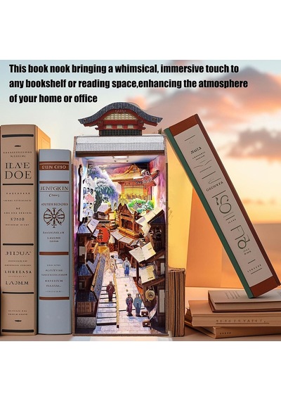3d Wooden Puzzle Book Stand Series Edo Sokura Journey 68049