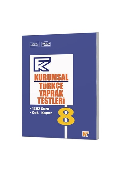 Fenomen Okul Yayınları 8. Sınıf Türkçe Kurumsal Fk Yaprak Testleri