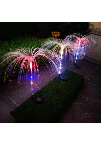 Lexroo Avatar Denizanası Solar Bahçe Lambası Rgb Renk Değiştiren Güneş Enerjili Led Dekoratif Çim Diğer
