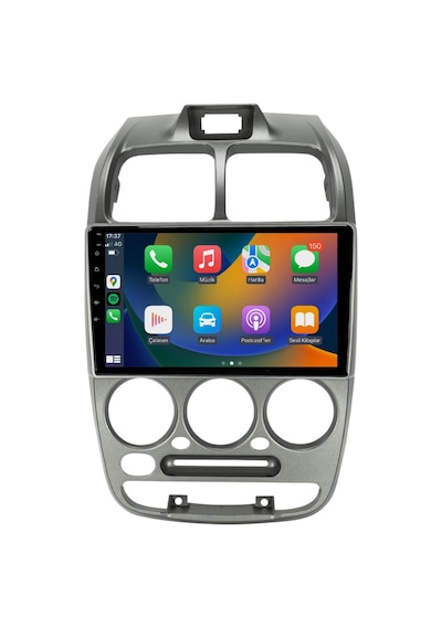 Hyundai Accent Admire Araç Multimedya Android Ekran Carplay Double Teyp 4+64 9" 99-12 Gri Cadence