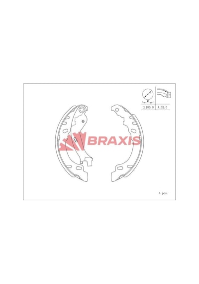 Fren Balatası Arka Pabuc 500 10 500c 09 500l 14 Panda 03 Ka 08
