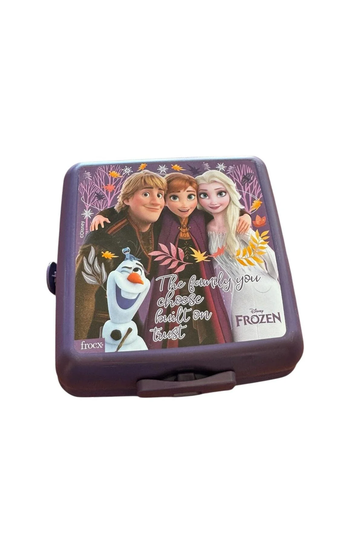 Tatlı Sebep Frozen Disney Beslenme Kabı Beslenme Kutusu Mor