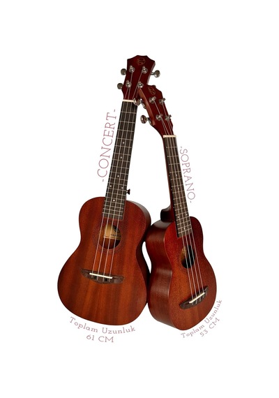 Raya Uks-21mn Soprano Ukulele Maun Hakiki Ağaç 21 Genel
