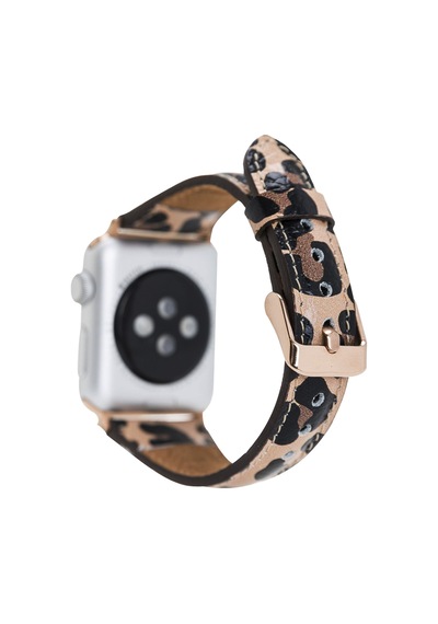 Apple Watch Uyumlu Deri Kordon 42-44-45mm Slim Le02n Diğer