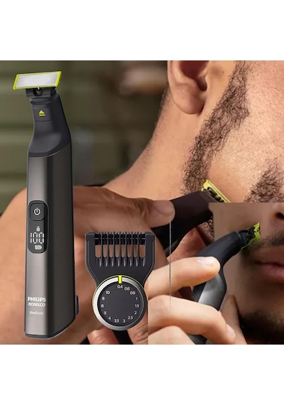 Philips Norelco Oneblade Pro Kiti, Hibrit Elektrikli Düzeltici Ve Tıraş Makinesi