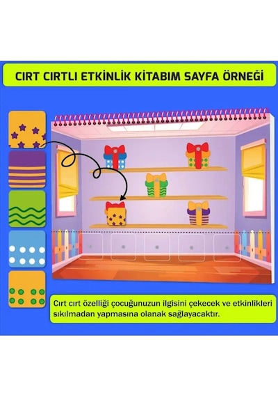 Konuşmayı ve Dikkati Geliştiren Cırt Cırtlı Etkinlik Kitabım