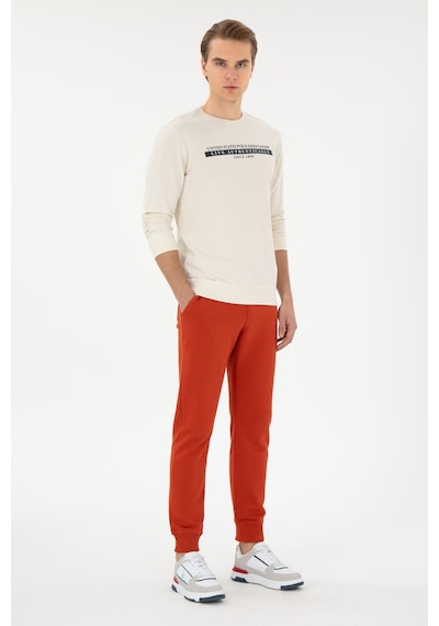 U.s. Polo Assn. Erkek Kiremit Eşofman Altı 50289054-vr031 Kiremit