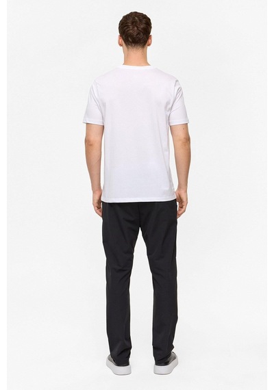 Back And Bond Beyaz Regular Fit Bisiklet Yaka Basic Tişört Çok Renkli