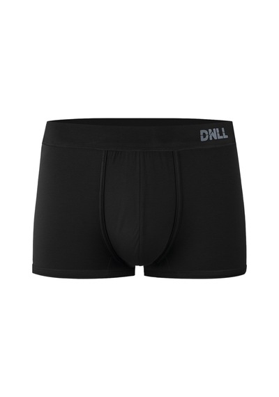 Donella 2li Özel Viskon Kemer Lastik Siyah Erkek Boxer Siyah